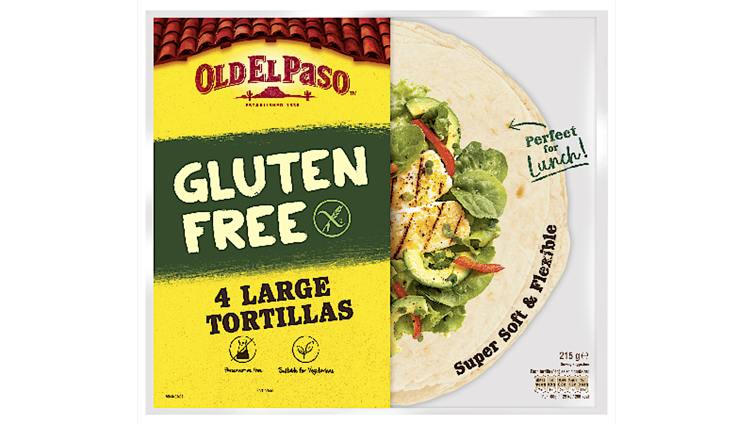Gluten Free Large Original Tortilla Wraps Hero